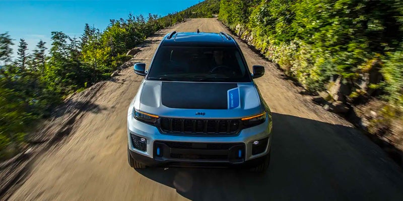 2026 Jeep Grand Cherokee Drovomg at High Speed Down Mountain Road