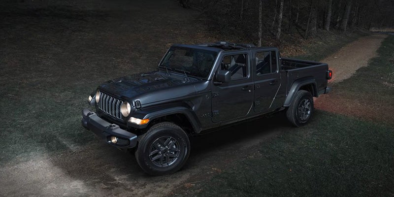 2026 Jeep Gladiator Driving at Night