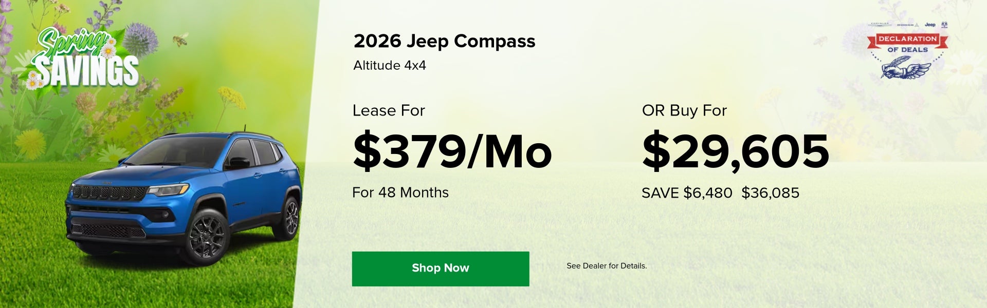 Jeep Compass Specials