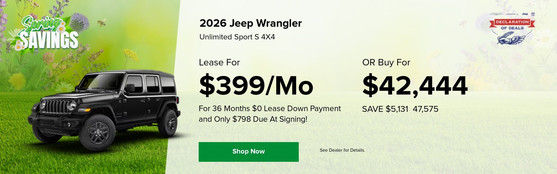 Jeep Wrangler Offers